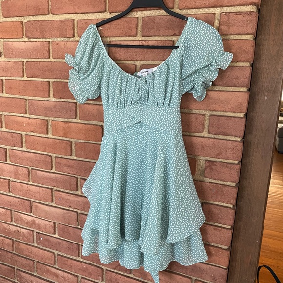 Pants - Sage Polka Dot Romper Sz S